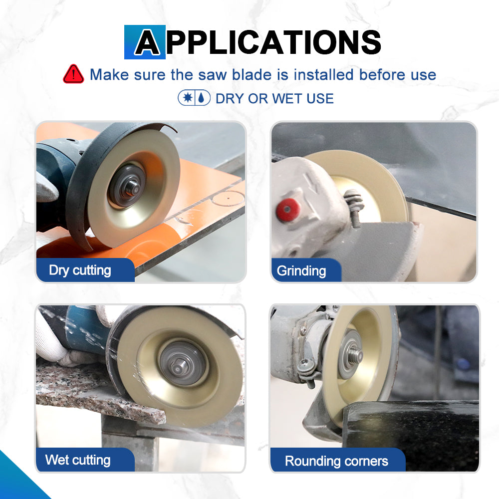 BRSCHNITT Brazed Diamond Grinding Cup Wheel 115-125mm #300 for Dekton Porcelain Tile Granite Marble