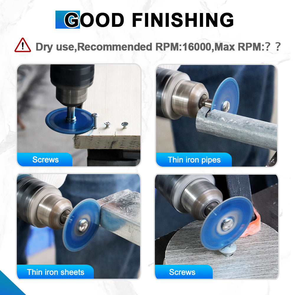 BRSCHNITT 30-50mm Mini Iron Cutting Disc Brazed Mini Saw Blade for Cutting Iron Mental