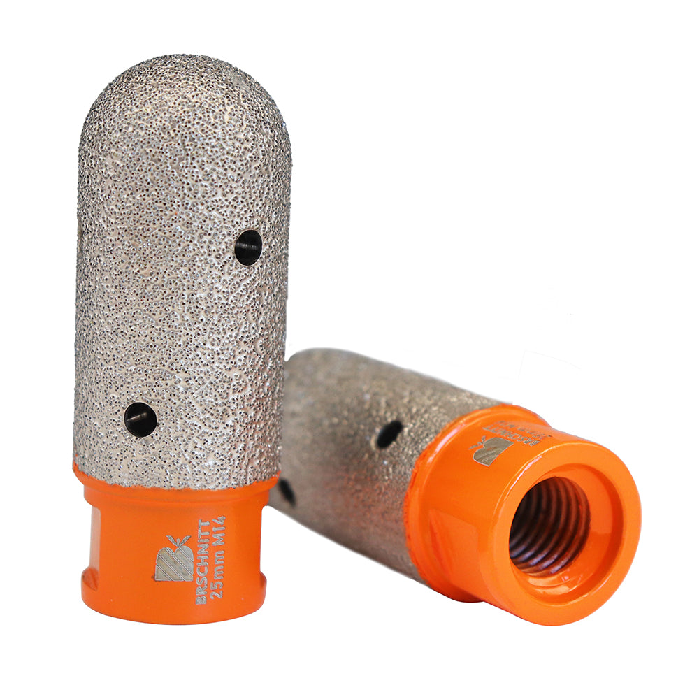 Fraises diamantées BRSCHNITT de diamètre 10/15/20/25/30/35 mm pour agrandir et façonner des trous existants dans le carrelage en porcelaine, la céramique, le marbre et le granit, filetage M14