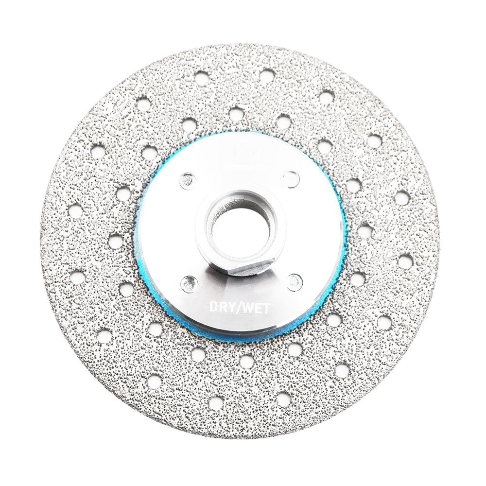 BRSCHNITT Dry & Wet 5/8"-11 Diamond Cutting Grinding Disc 100-125mm for Stone Tile Concrete Vacuum Brazed