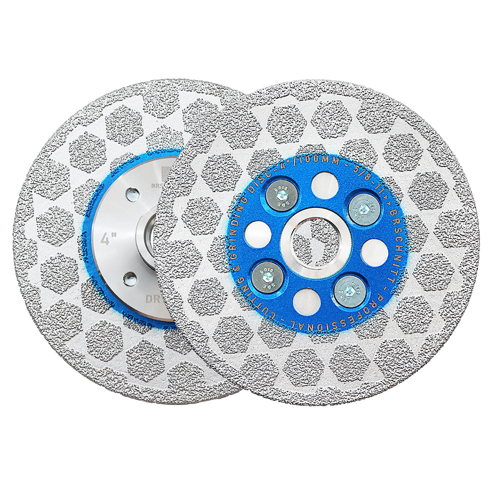 BRSCHNITT M14 & 5/8"-11 Diamond Cutting Grinding Disc 105-125mm for Granite Marble Concrete Tile