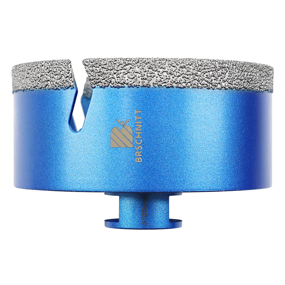 BRSCHNITT M14 Thread Diamond Dry & Wet Hole Saw with Lightning Teeth 20-150mm for Porcelain Tile Granite Marble