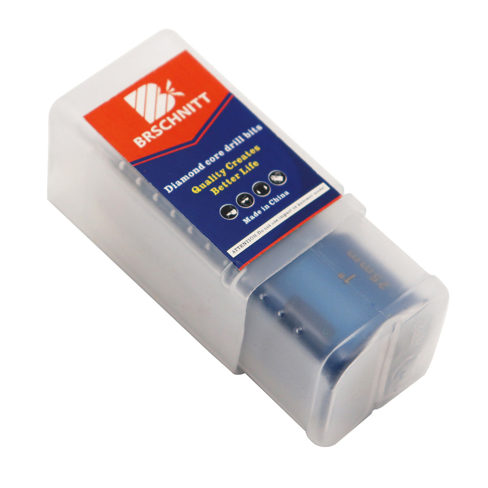 BRSCHNITT 5/8"-11 Thread Diamond Dry & Wet Core Drill Bit 1" for Granite Marble Vacuum Brazed
