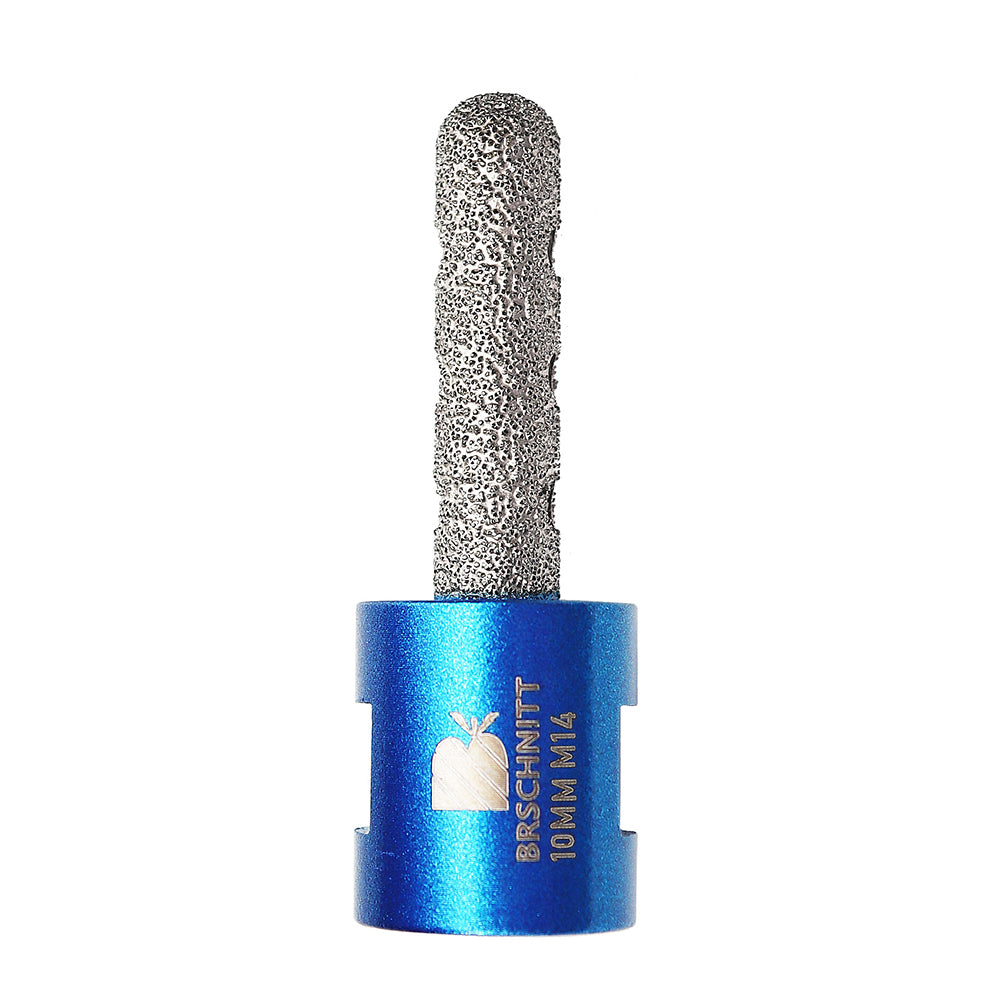 BRSCHNITT M14 & 5/8"-11 Diamond Milling Finger Bit 10-30mm for Tile Marble Hole Enlarging Vacuum Brazed