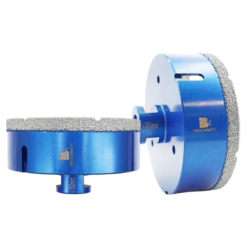 BRSCHNITT Diamant-Kernbohrer, 1 Stück, Durchmesser 6–125 mm, vakuumgelötete Diamant-Lochsäge für Marmor, Granit, Keramik, Porzellan, Fliesen mit M14-Gewinde