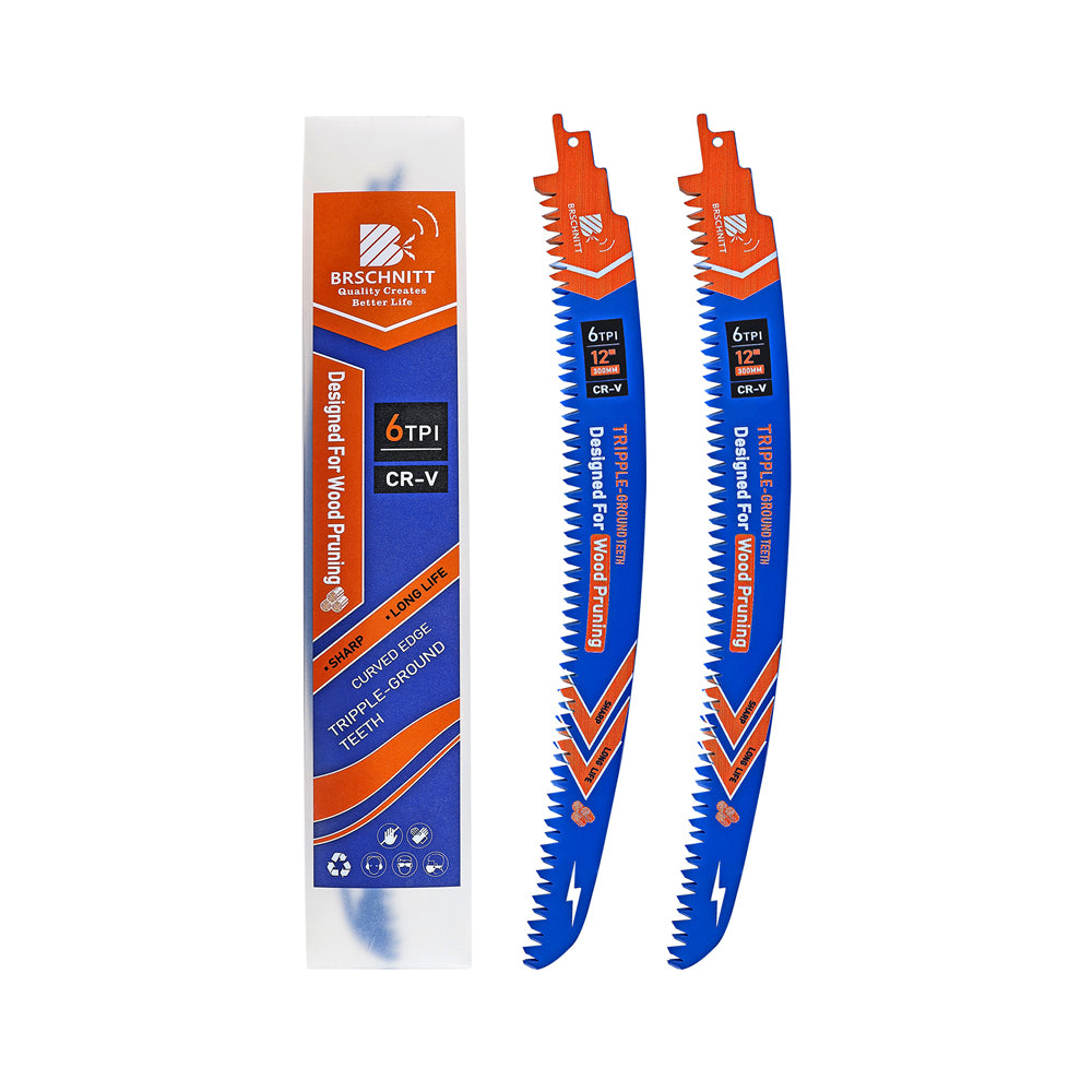 BRSCHNITT Japanese Tooth Reciprocating Saw Blade 180-380mm for Tree Trimming Wood Plastic Pipe