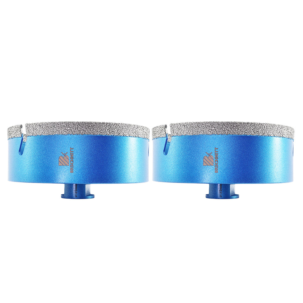 BRSCHNITT M14 Thread Diamond Dry & Wet Hole Saw with Lightning Teeth 20-150mm for Porcelain Tile Granite Marble