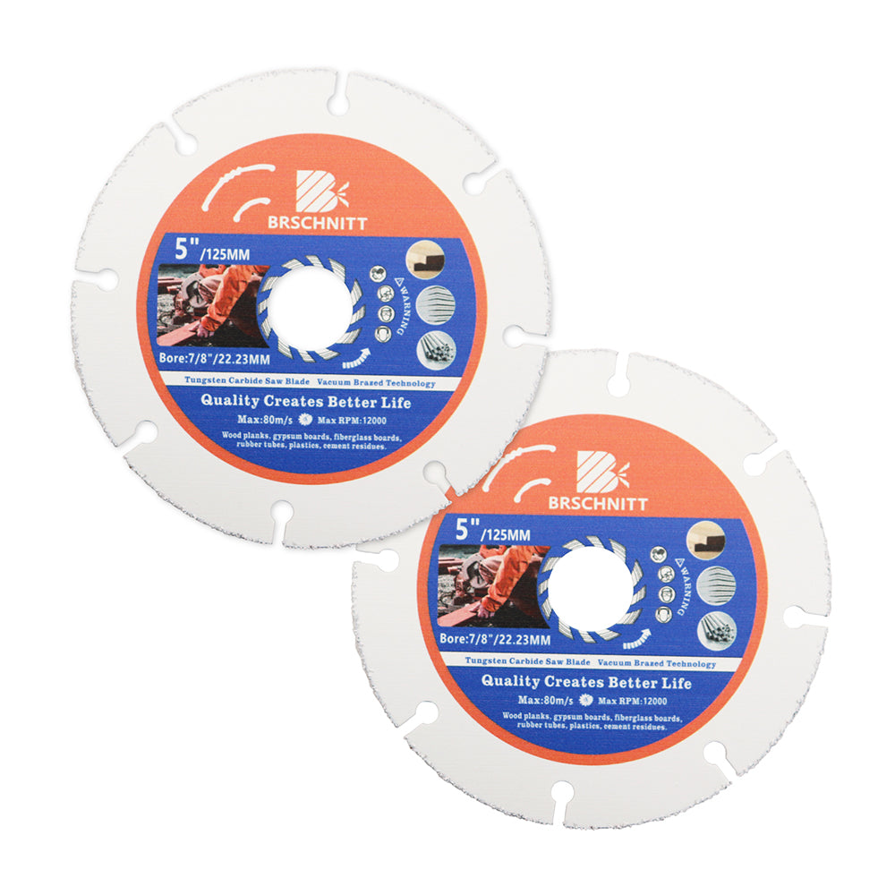 BRSCHNITT Diamond Wood Cutting Disc 75-125mm for Wood Laminate Gypsum Board Plastic Vacuum Brazed