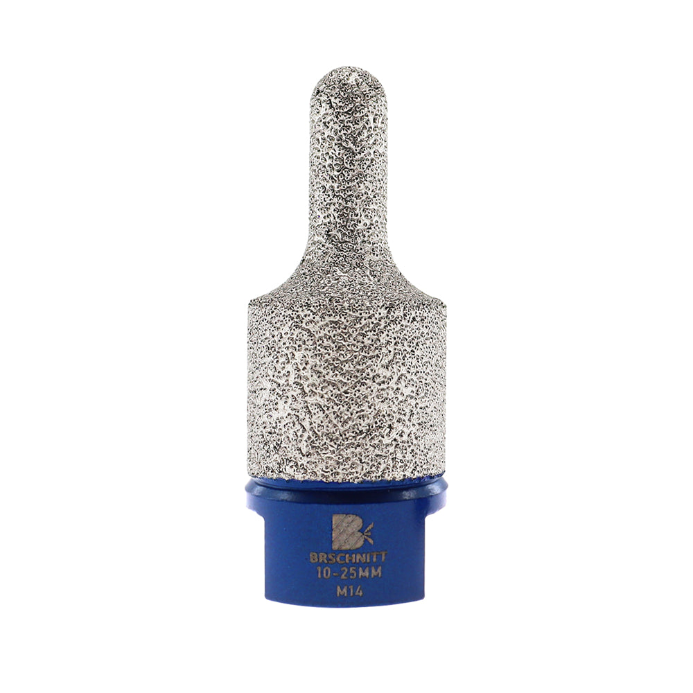 BRSCHNITT M14& 5/8"-11 Thread Diamond Milling Finger Bit for Tile Porcelain Marble Hole Enlarging Grinding