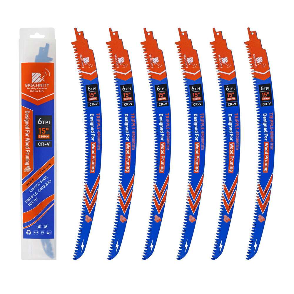 BRSCHNITT Japanese Tooth Reciprocating Saw Blade 180-380mm for Tree Trimming Wood Plastic Pipe