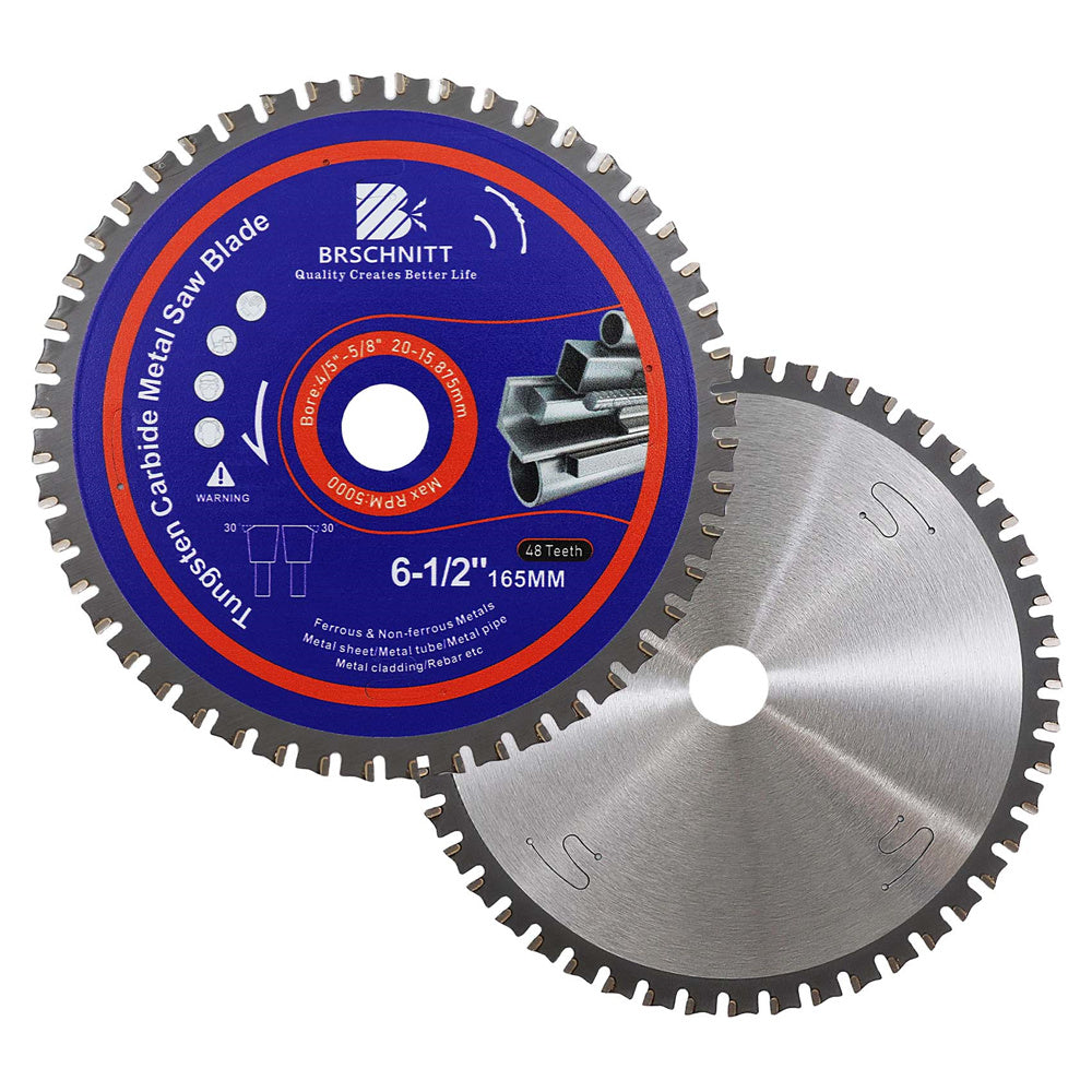 BRSCHNITT TCT Circular Saw Blade 165-365mm for Metal Pipe Cutting Stainless Steel Ferrous Materials