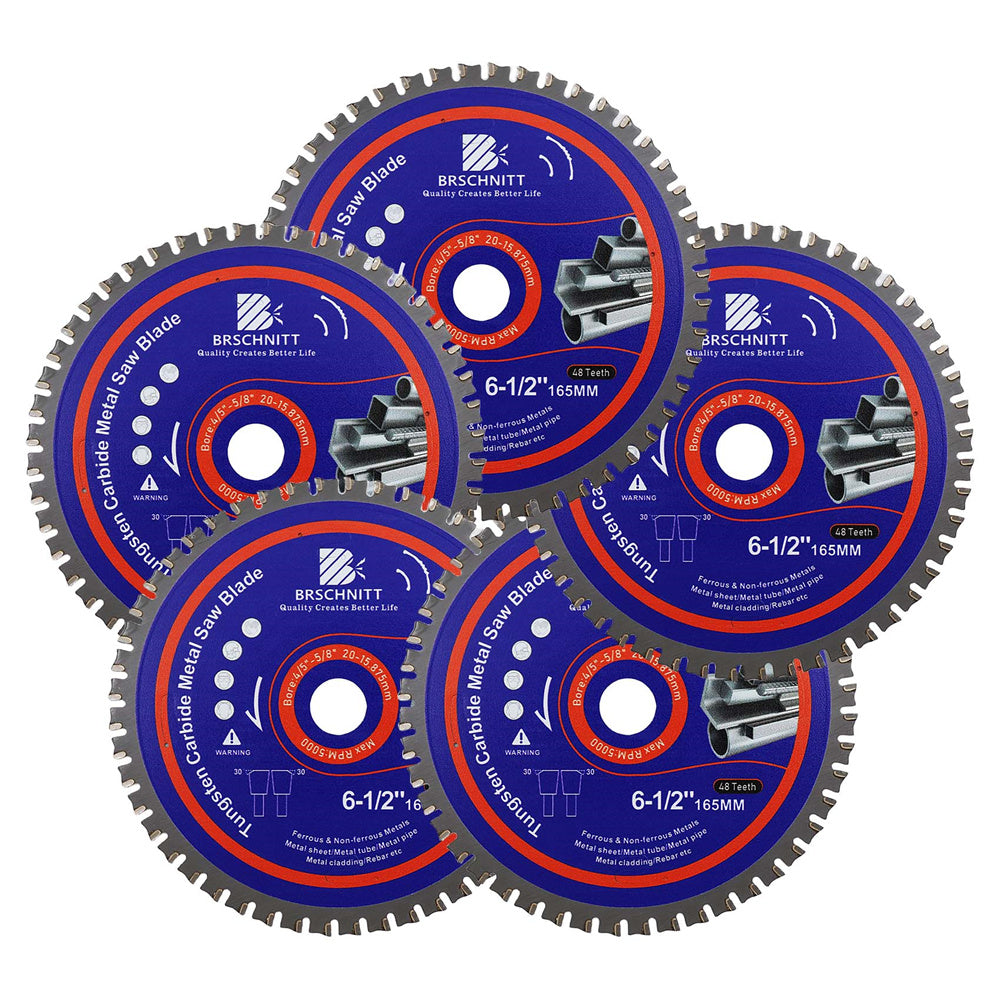 BRSCHNITT TCT Circular Saw Blade 165-365mm for Metal Pipe Cutting Stainless Steel Ferrous Materials