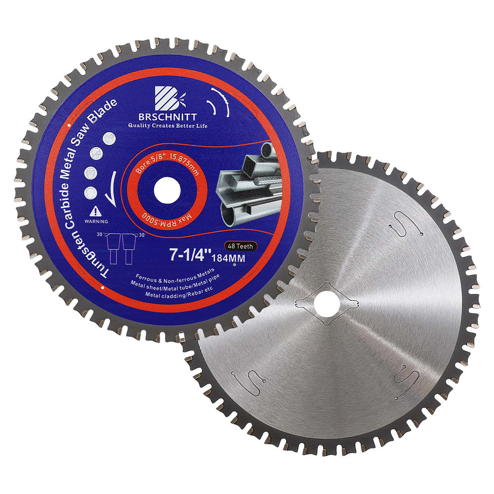 BRSCHNITT TCT Circular Saw Blade 165-365mm for Metal Pipe Cutting Stainless Steel Ferrous Materials