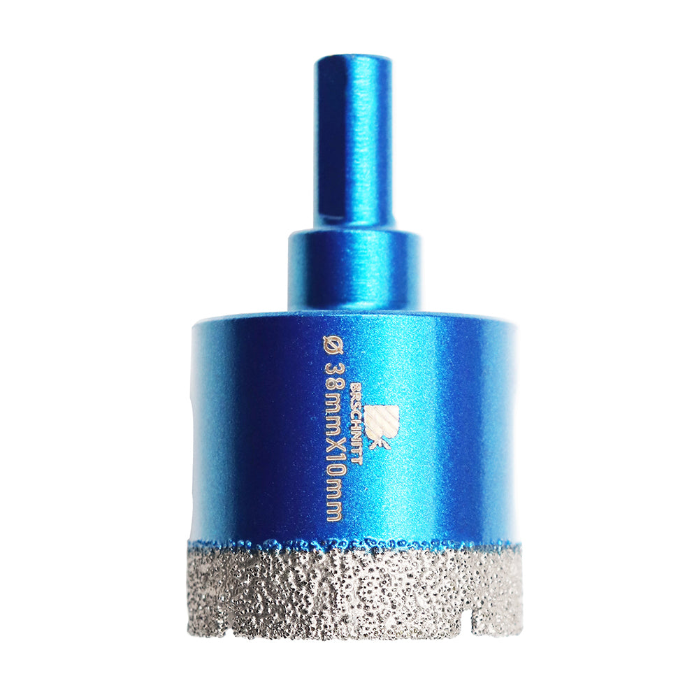 BRSCHNITT Triangle Shank Diamond Dry Drill Bit 6-100mm for Ceramic Tile Granite Marble Porcelain Stone Vacuum Brazed