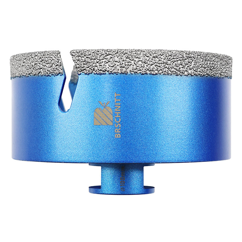 BRSCHNITT-Diamond 1pc 100MM Lightning Teeth Drill Bit Hole Saw for Porcelain Tile Crowns Granite Marble Stone