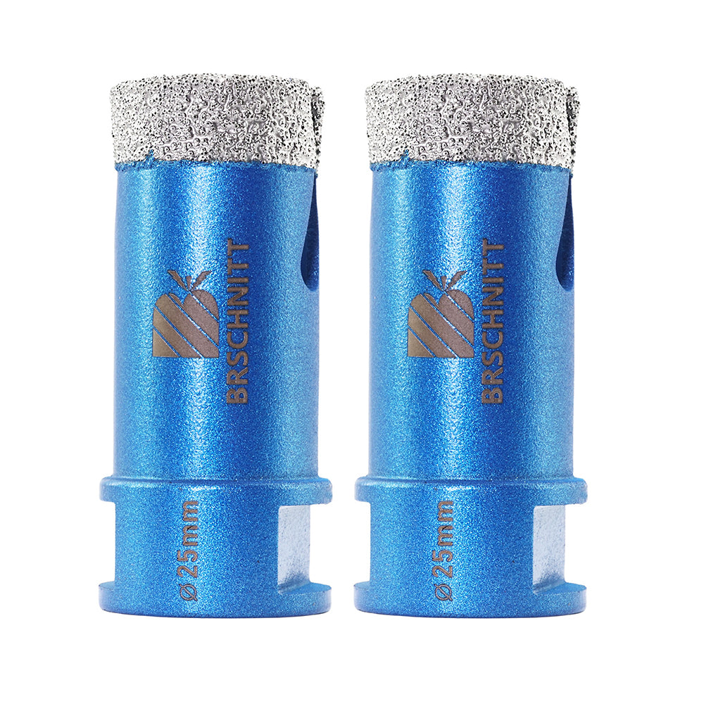 BRSCHNITT M14 Thread Diamond Dry & Wet Hole Saw with Lightning Teeth 20-150mm for Porcelain Tile Granite Marble
