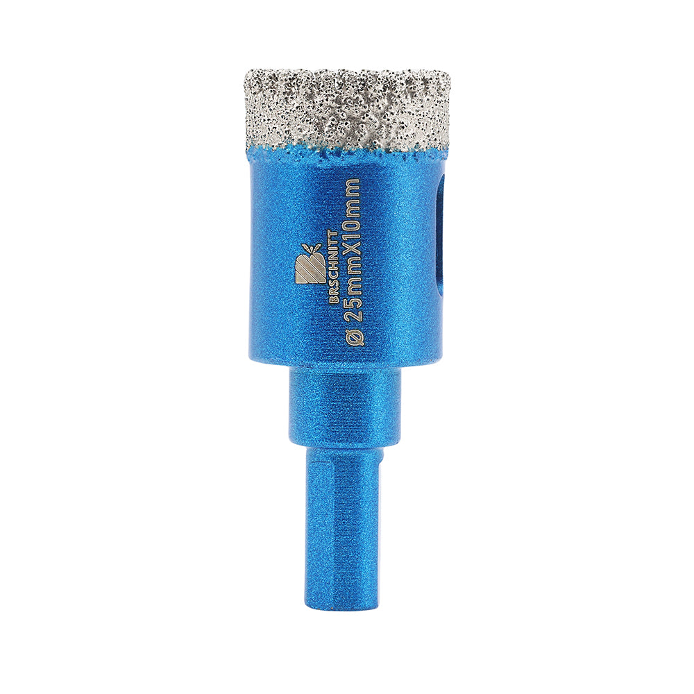 BRSCHNITT Triangle Shank Dry Diamond Core Drill Bit 20-65mm for Porcelain Tile Ceramic Granite Marble
