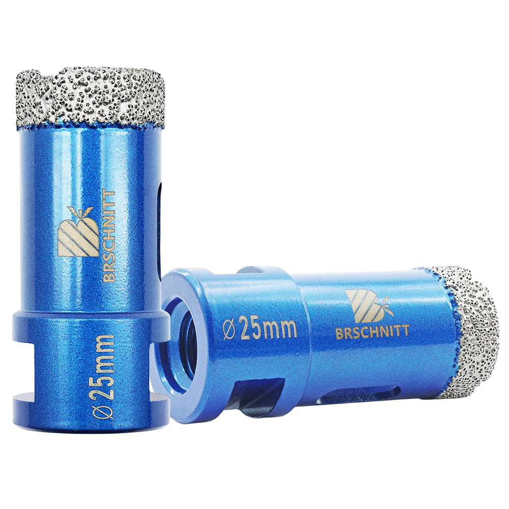 BRSCHNITT Diamant-Kernbohrer, 1 Stück, Durchmesser 6–125 mm, vakuumgelötete Diamant-Lochsäge für Marmor, Granit, Keramik, Porzellan, Fliesen mit M14-Gewinde