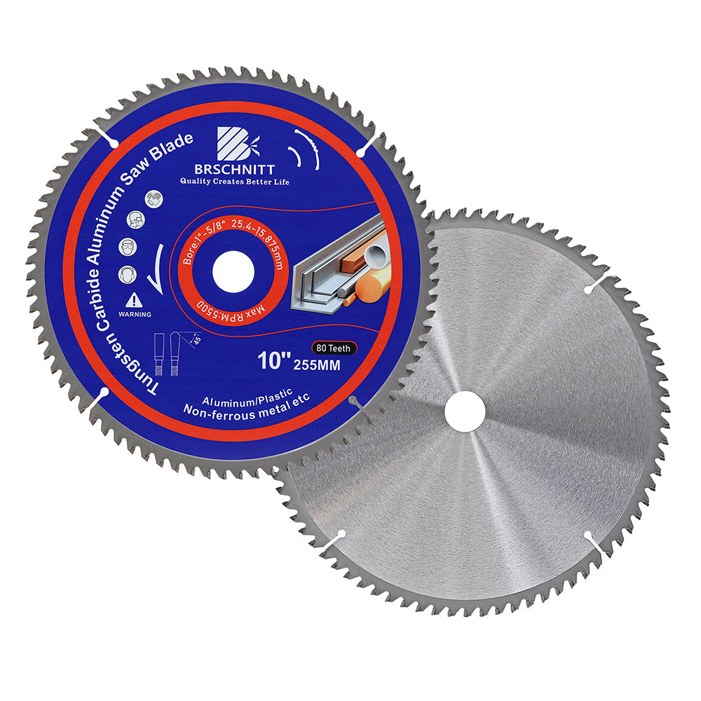 BRSCHNITT TCT Saw Blade 184-305mm 60-100T for Aluminum Plastic Non-Ferrous Metal Cutting
