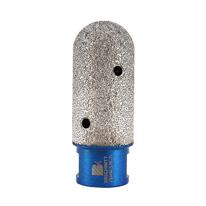 BRSCHNITT M14 & 5/8"-11 Diamond Milling Finger Bit 10-30mm for Tile Marble Hole Enlarging Vacuum Brazed