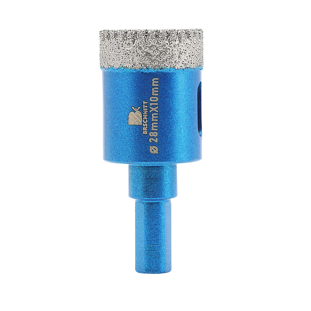 BRSCHNITT Triangle Shank Dry Diamond Core Drill Bit 20-65mm for Porcelain Tile Ceramic Granite Marble