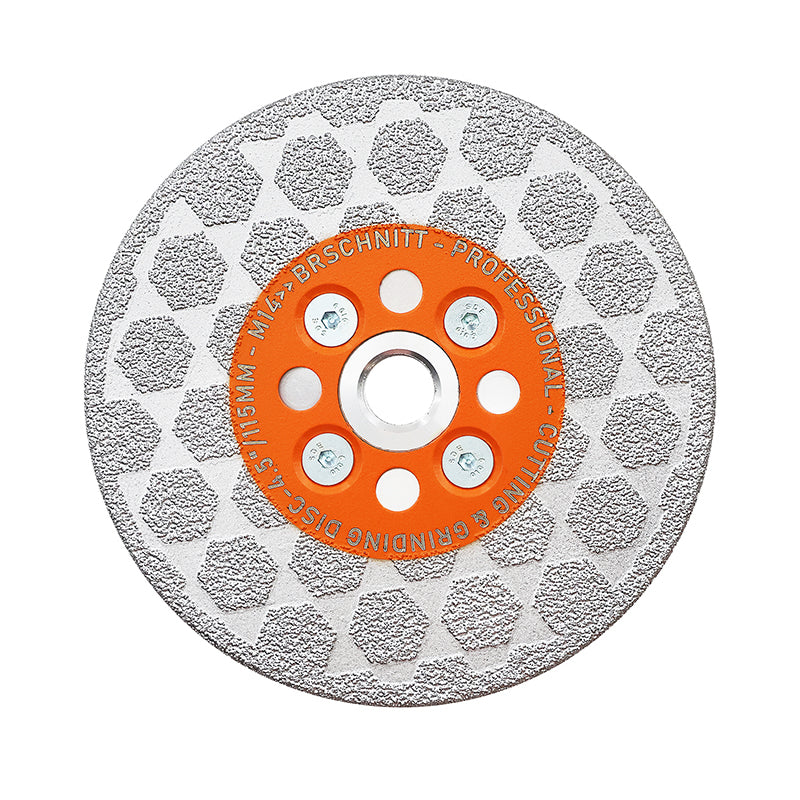 BRSCHNITT M14 & 5/8"-11 Diamond Cutting Grinding Disc 105-125mm for Granite Marble Concrete Tile