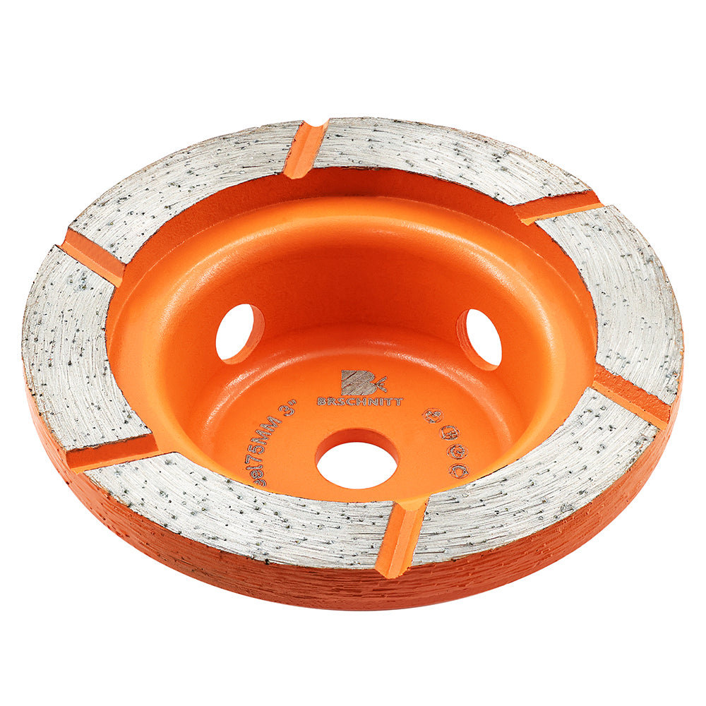 BRSCHNITT 75mm Single Row Grinding Wheel Diamond Disc for Marble Granite Concrete