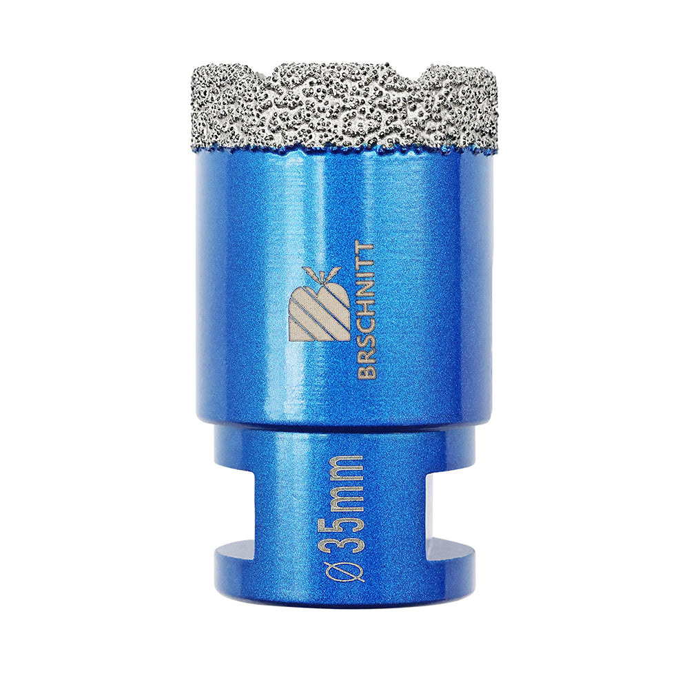 BRSCHNITT Diamant-Kernbohrer, 1 Stück, Durchmesser 6–125 mm, vakuumgelötete Diamant-Lochsäge für Marmor, Granit, Keramik, Porzellan, Fliesen mit M14-Gewinde
