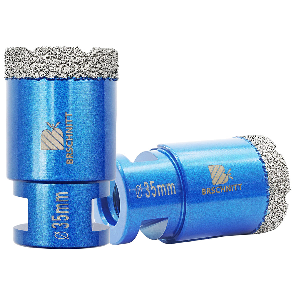 BRSCHNITT Diamant-Kernbohrer, 1 Stück, Durchmesser 6–125 mm, vakuumgelötete Diamant-Lochsäge für Marmor, Granit, Keramik, Porzellan, Fliesen mit M14-Gewinde