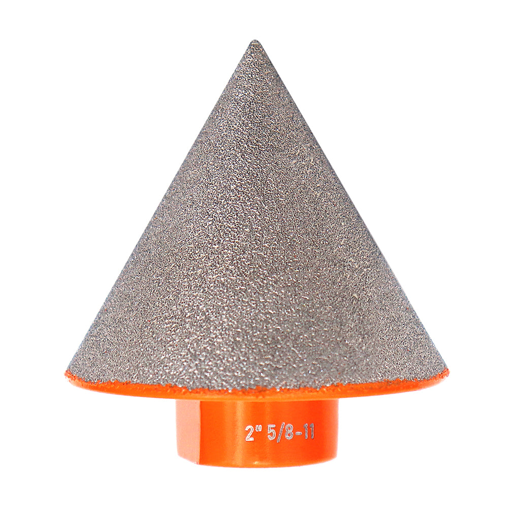 BRSCHNITT M14 & 5/8"-11 & Hex Shank Diamond Chamfering Bit 35-50mm for Porcelain Tile Hole Enlarging Vacuum Brazed