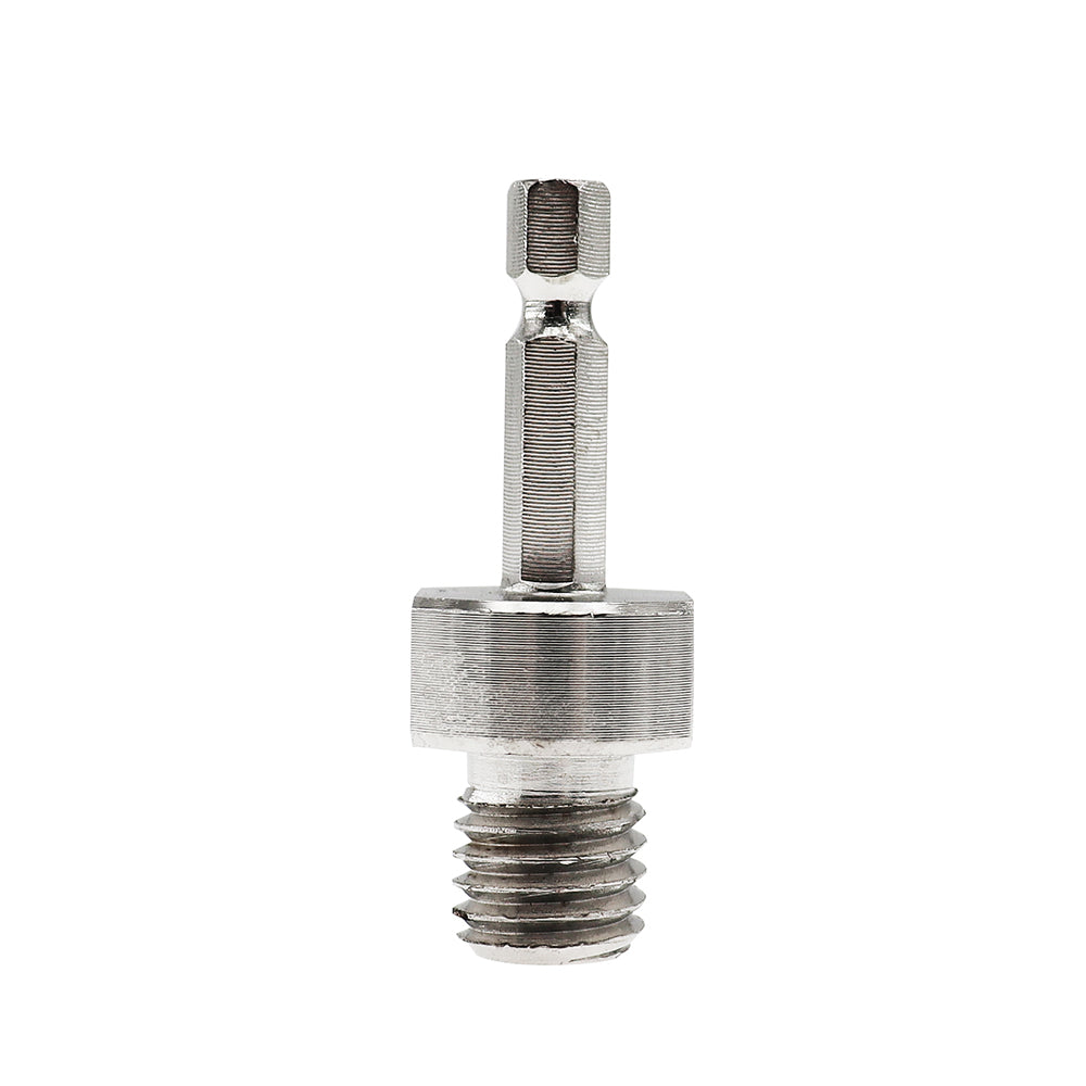 BRSCHNITT M10 & M14 & 5/8"-11 Male Thread Adapter to 1/4" Quick-Change Hex Shank for Diamond Core Bits