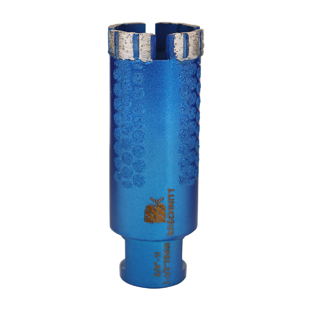 BRSCHNITT Geschweißte Diamantbohrkronen, 1 Stück oder 2 Stück, Durchmesser 6–102 mm, Bohren von hartem Granit, Marmor, Stein, Beton, Lochsäge, 5/8-Zoll-11-Gewinde