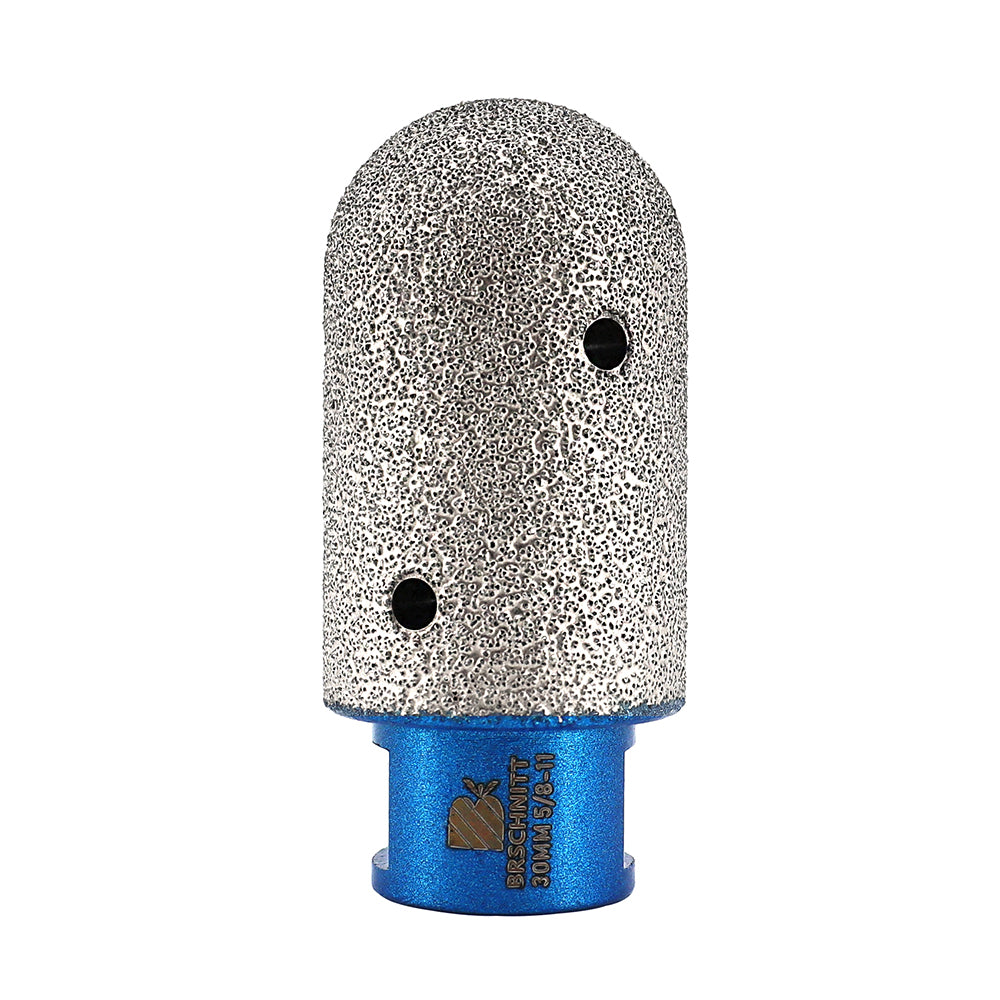 BRSCHNITT M14 & 5/8"-11 Diamond Milling Finger Bit 10-30mm for Tile Marble Hole Enlarging Vacuum Brazed