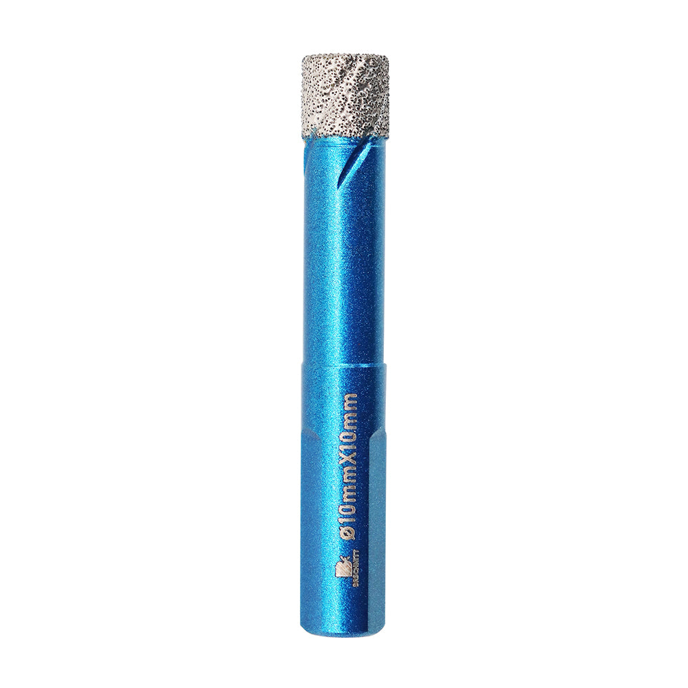BRSCHNITT Lot de 1/5 forets diamantés 6/8/10 mm, tige triangulaire pour carrelage, céramique, pierre, granit, marbre, porcelaine