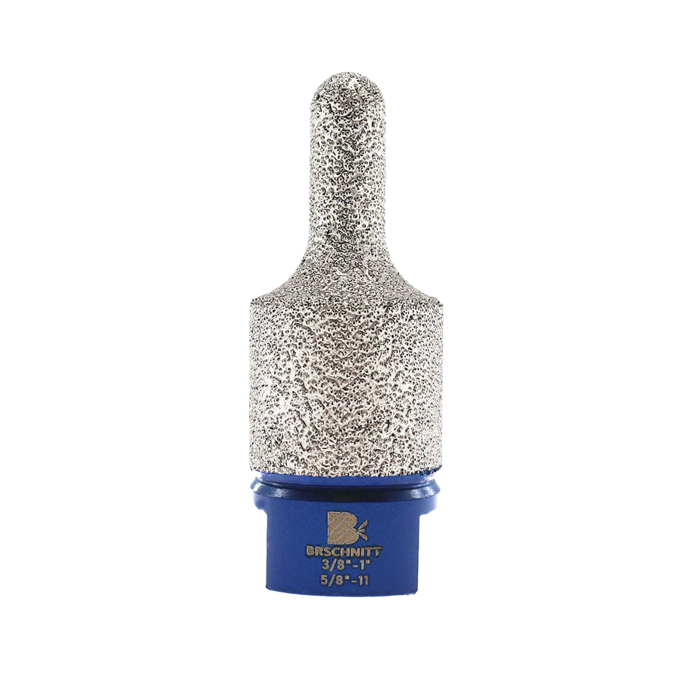 BRSCHNITT M14& 5/8"-11 Thread Diamond Milling Finger Bit for Tile Porcelain Marble Hole Enlarging Grinding