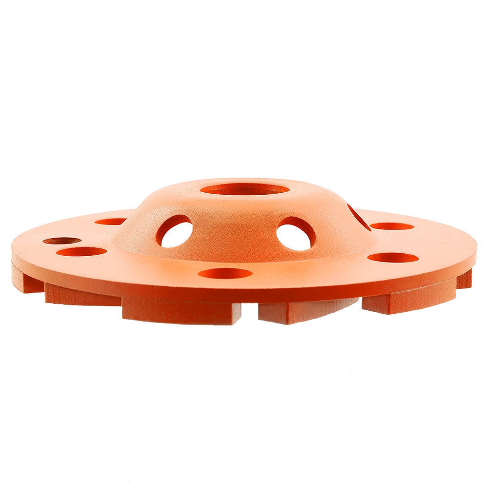 BRSCHNITT 4-1/2" Diamond Grinding Wheel Cup 7/8" Arbor with 5/8" Adapter Bushing #40/50 Grit for Concrete Granite Marble Masonry