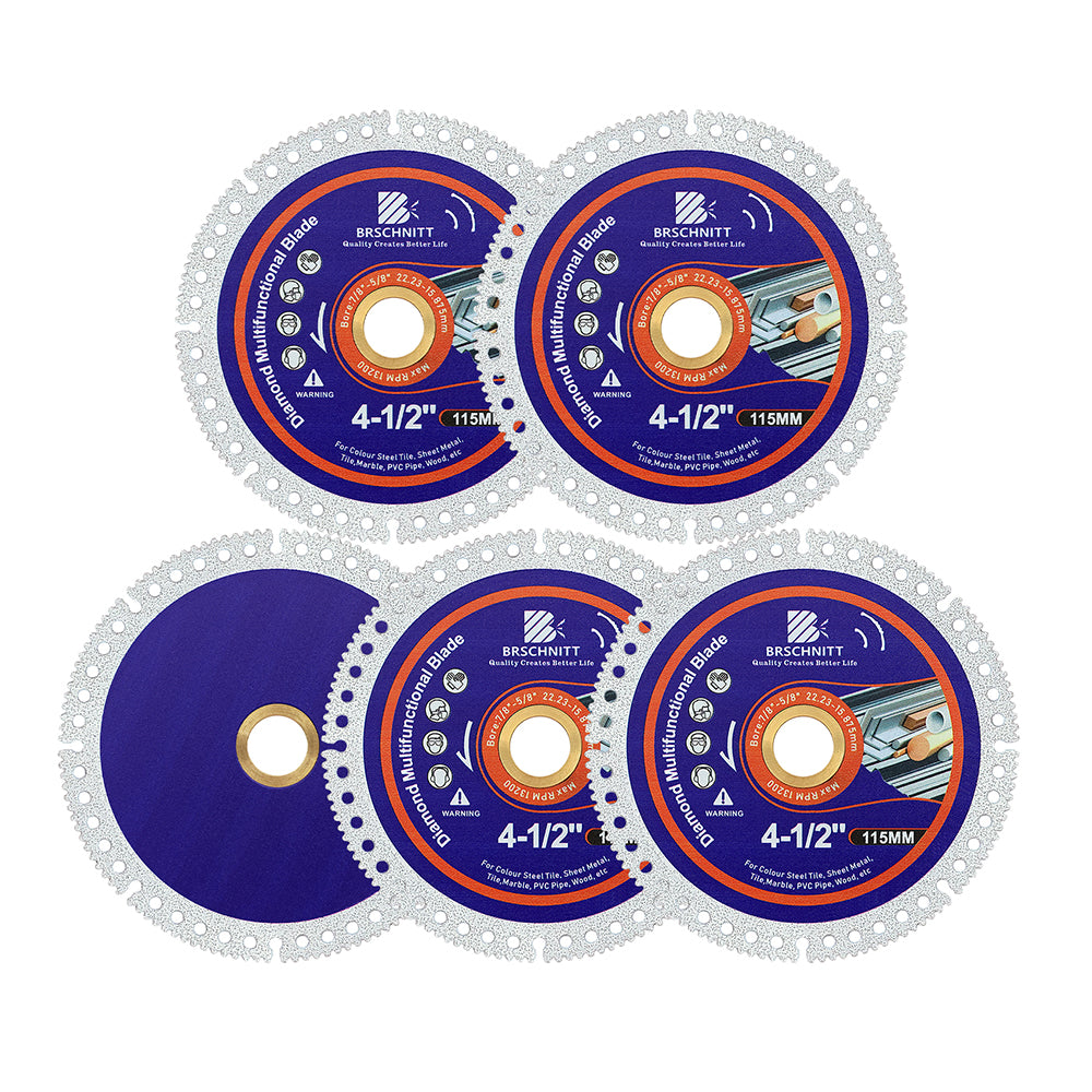 BRSCHNITT Multifunctional Cutting Disc 75-115mm for Smooth Cutting Grinding Chamfering
