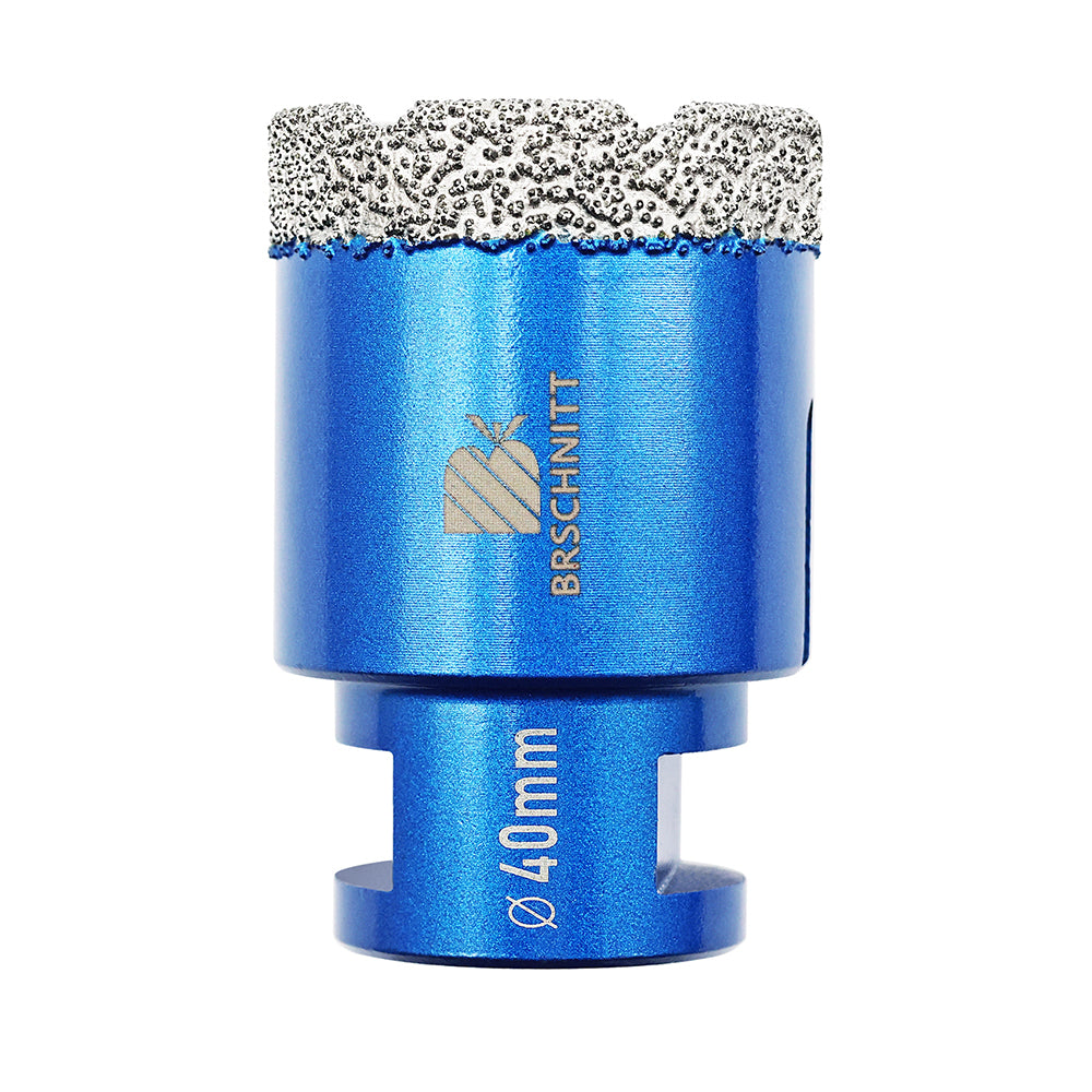 BRSCHNITT Diamant-Kernbohrer, 1 Stück, Durchmesser 6–125 mm, vakuumgelötete Diamant-Lochsäge für Marmor, Granit, Keramik, Porzellan, Fliesen mit M14-Gewinde