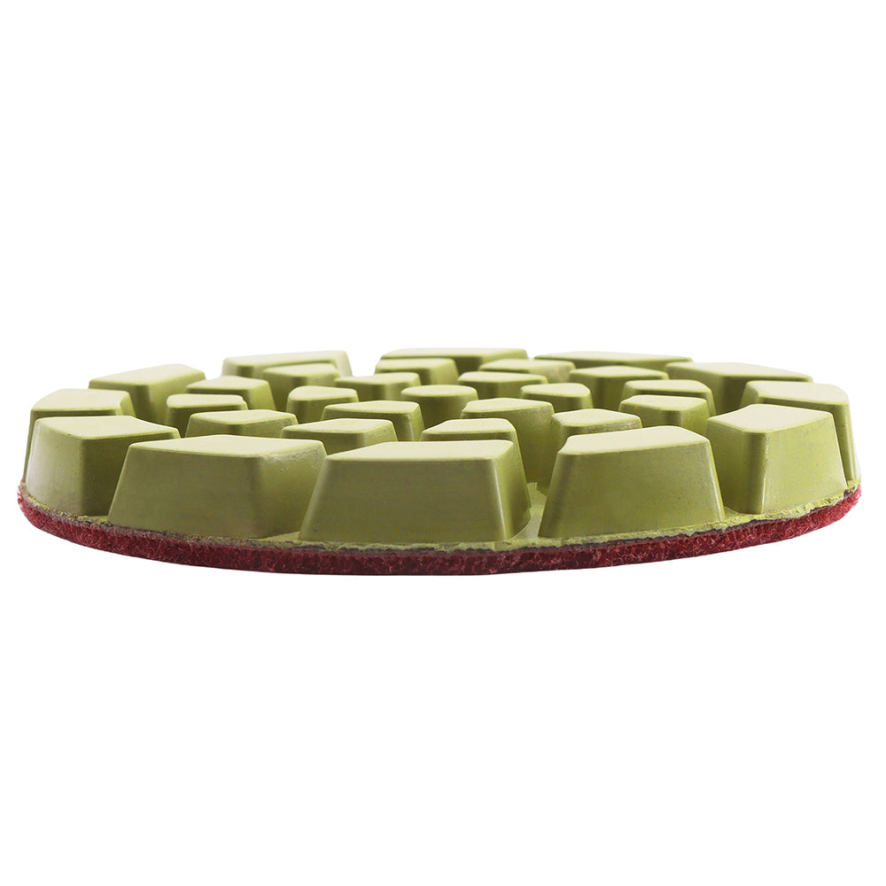 BRSCHNITT 6pcs Resin Bond Diamond Floor Polishing Pads 4" for Concrete Polishing