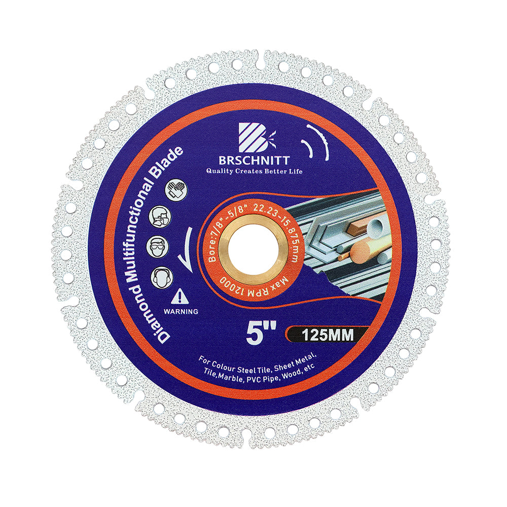BRSCHNITT Multifunctional Cutting Disc 75-115mm for Smooth Cutting Grinding Chamfering