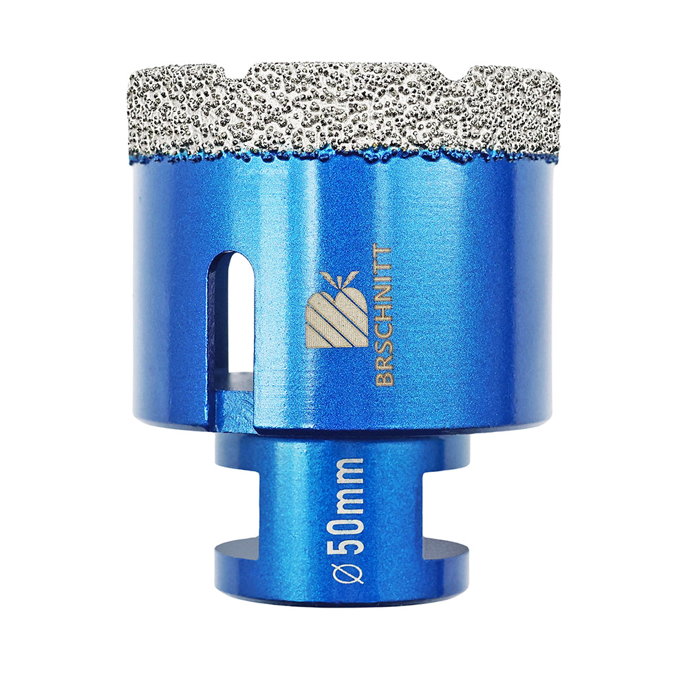 BRSCHNITT Diamant-Kernbohrer, 1 Stück, Durchmesser 6–125 mm, vakuumgelötete Diamant-Lochsäge für Marmor, Granit, Keramik, Porzellan, Fliesen mit M14-Gewinde