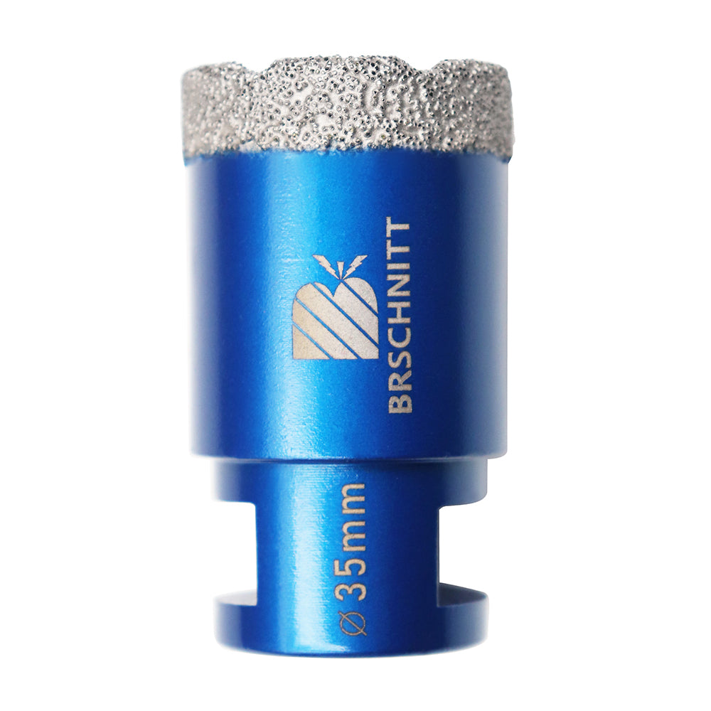 BRSCHNITT Diamant-Kernbohrer, 1 Stück, Durchmesser 6–125 mm, vakuumgelötete Diamant-Lochsäge für Marmor, Granit, Keramik, Porzellan, Fliesen mit M14-Gewinde