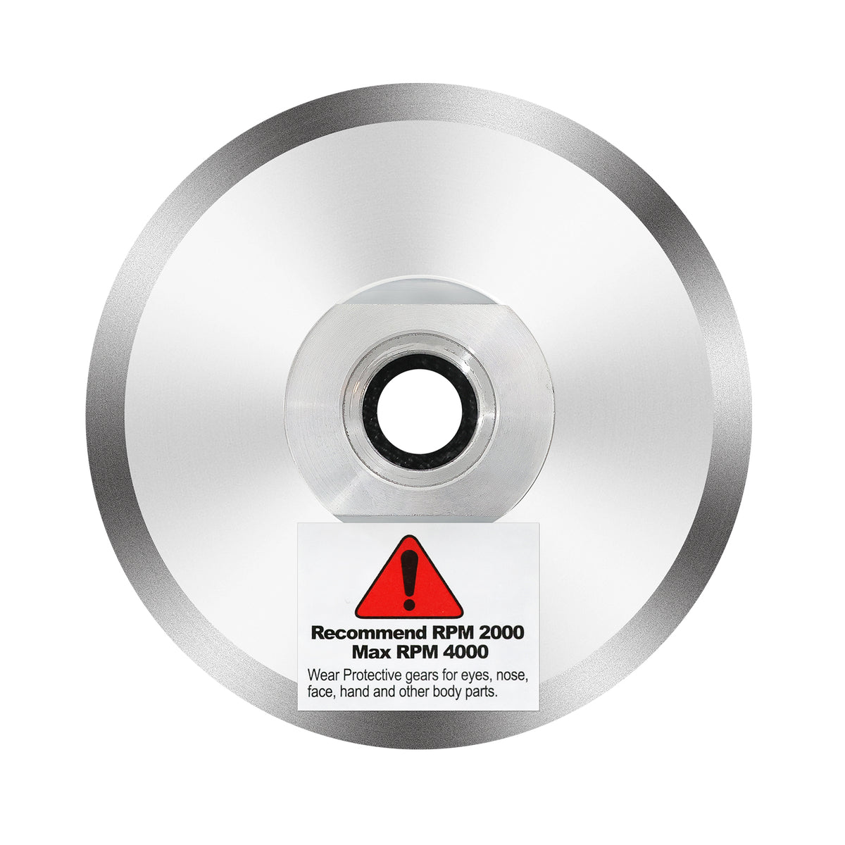 BRSCHNITT M14 & 5/8"-11 Thread Aluminium Backer Pad 3"-5" Hook and Loop Backing Pad for Diamond Polishing Pads