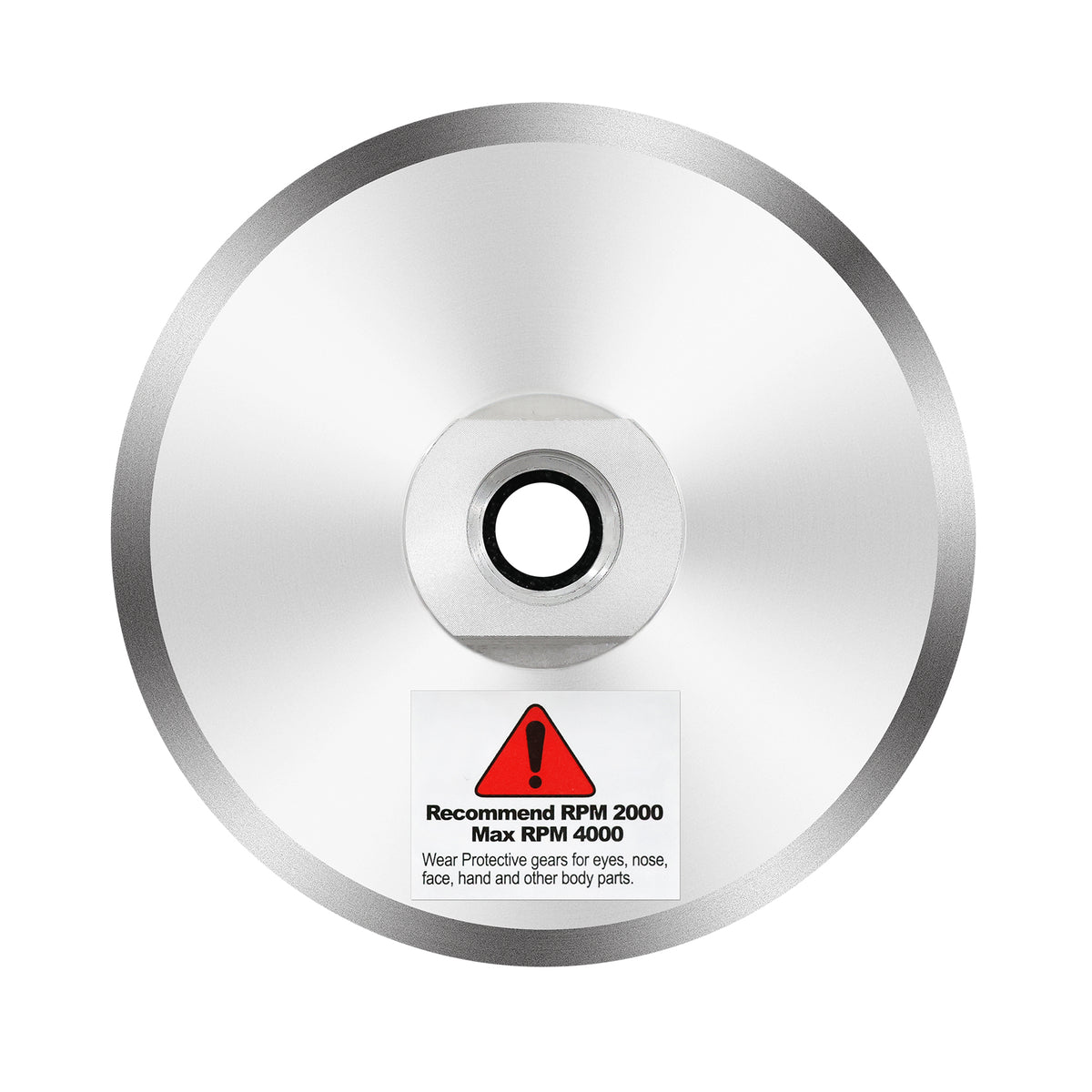 BRSCHNITT M14 & 5/8"-11 Thread Aluminium Backer Pad 3"-5" Hook and Loop Backing Pad for Diamond Polishing Pads