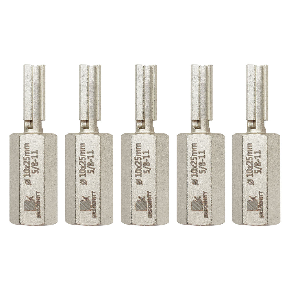 BRSCHNITT M14 & 5/8"-11 Carbide Mortar Raking Bit 10mm for Angle Grinder Brick Joint Removal