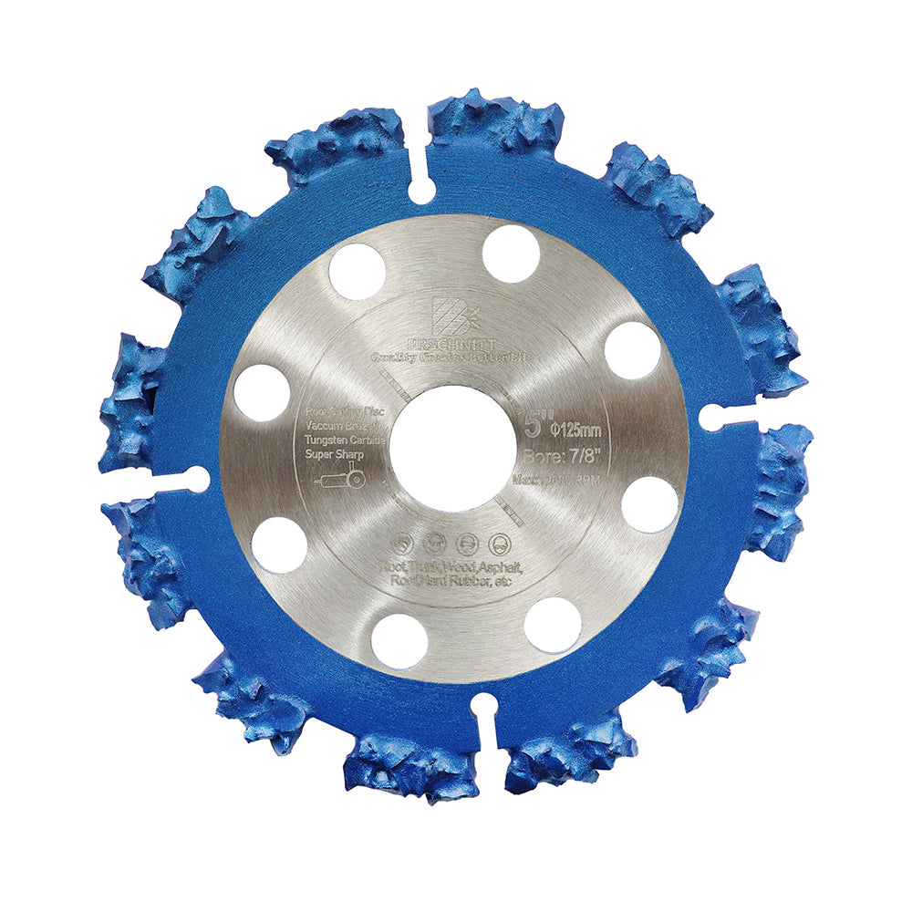 BRSCHNITT Dry Use Tungsten Carbide Multi Wheel 125-230mm for Wood Root Trunk Plastic Hard Rubber Cutting