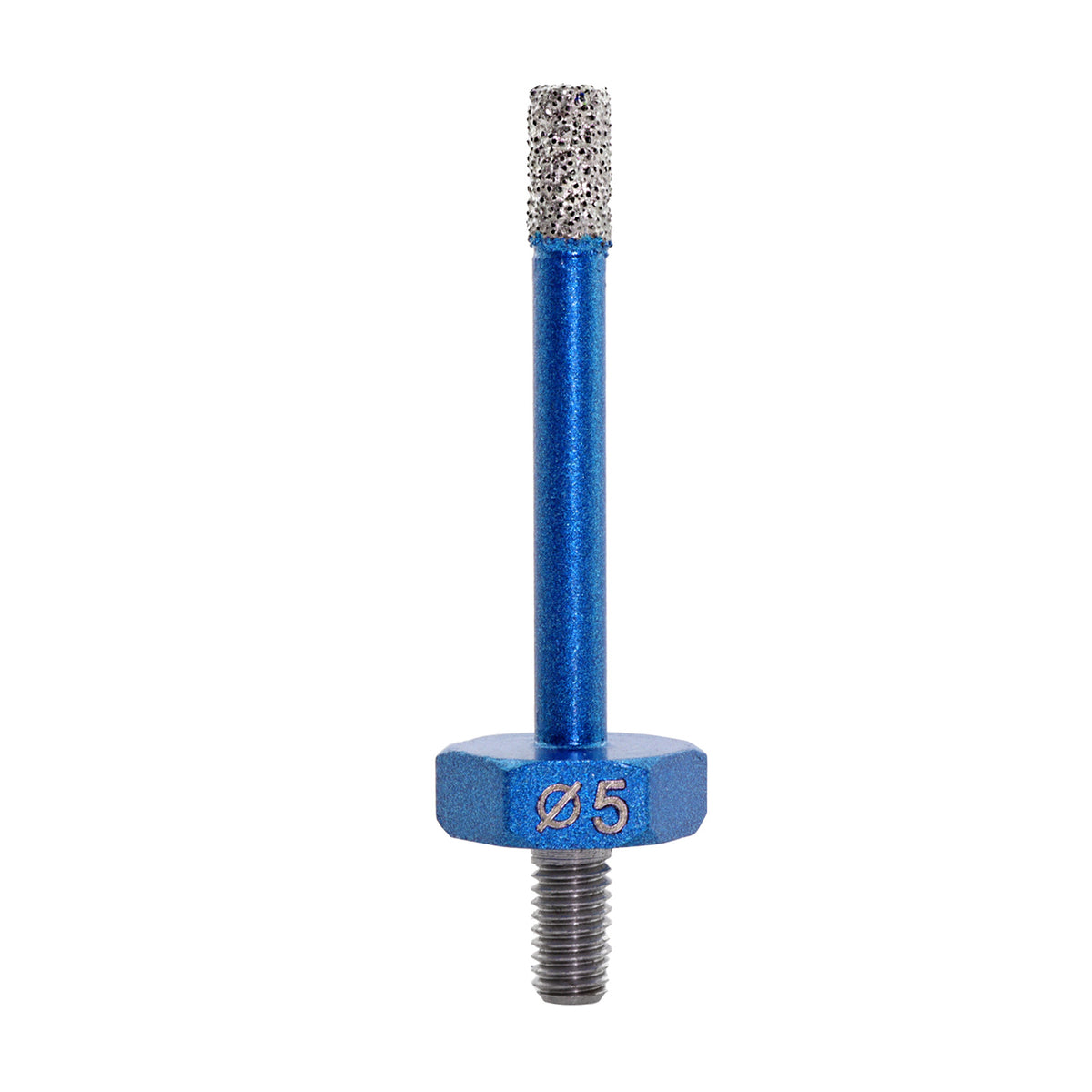 BRSCHNITT Trockenbohrer, 1 Stück oder 2 Stück, Durchmesser 5/6/8/10 mm, für Granit, Porzellan, Fliesen, Marmor, Mini-Winkelschleifer, vakuumgelötete Kernbohrer, M5-Gewinde