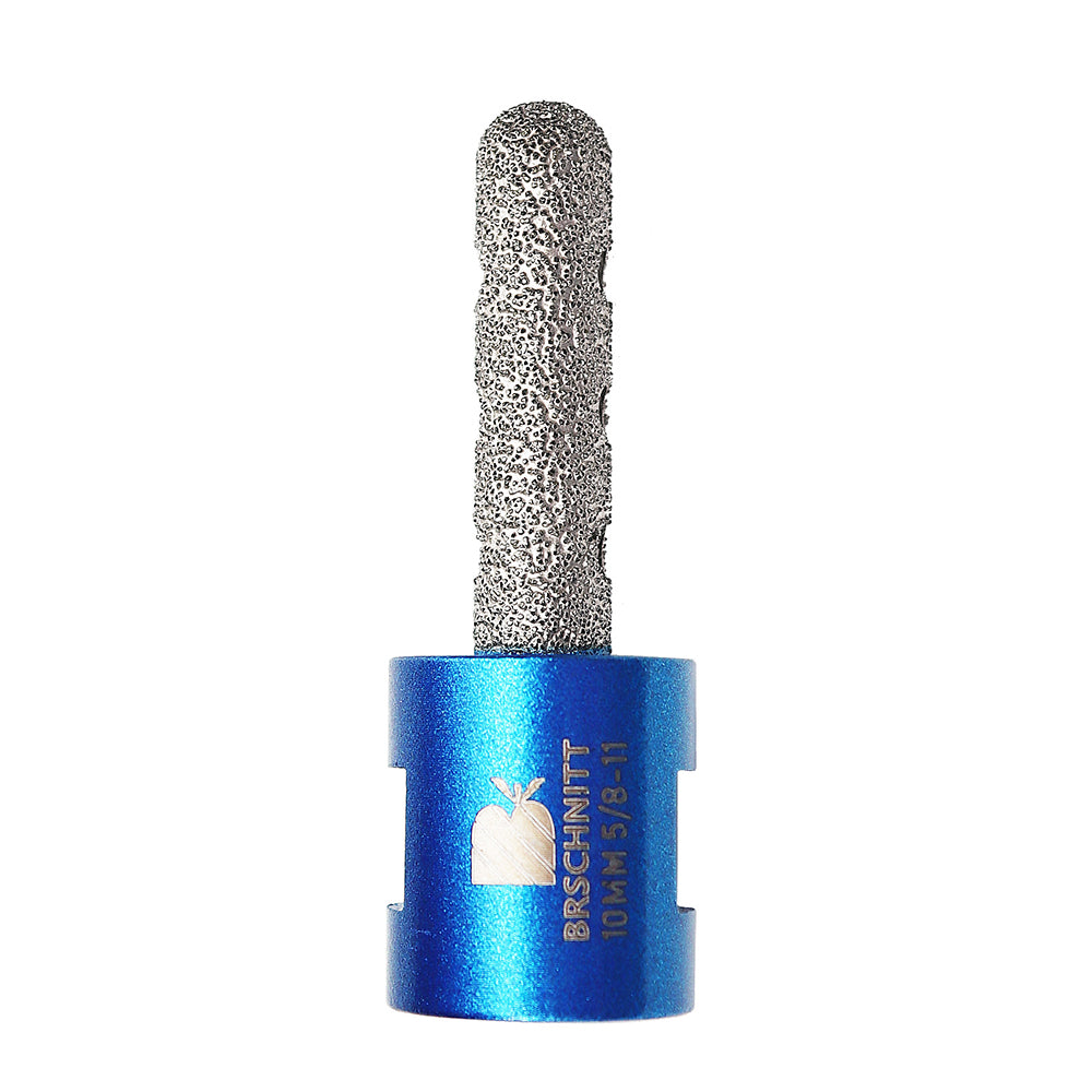 BRSCHNITT M14 & 5/8"-11 Diamond Milling Finger Bit 10-30mm for Tile Marble Hole Enlarging Vacuum Brazed