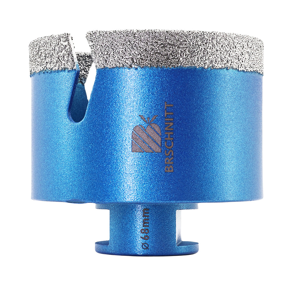 BRSCHNITT M14 Thread Diamond Dry & Wet Hole Saw with Lightning Teeth 20-150mm for Porcelain Tile Granite Marble