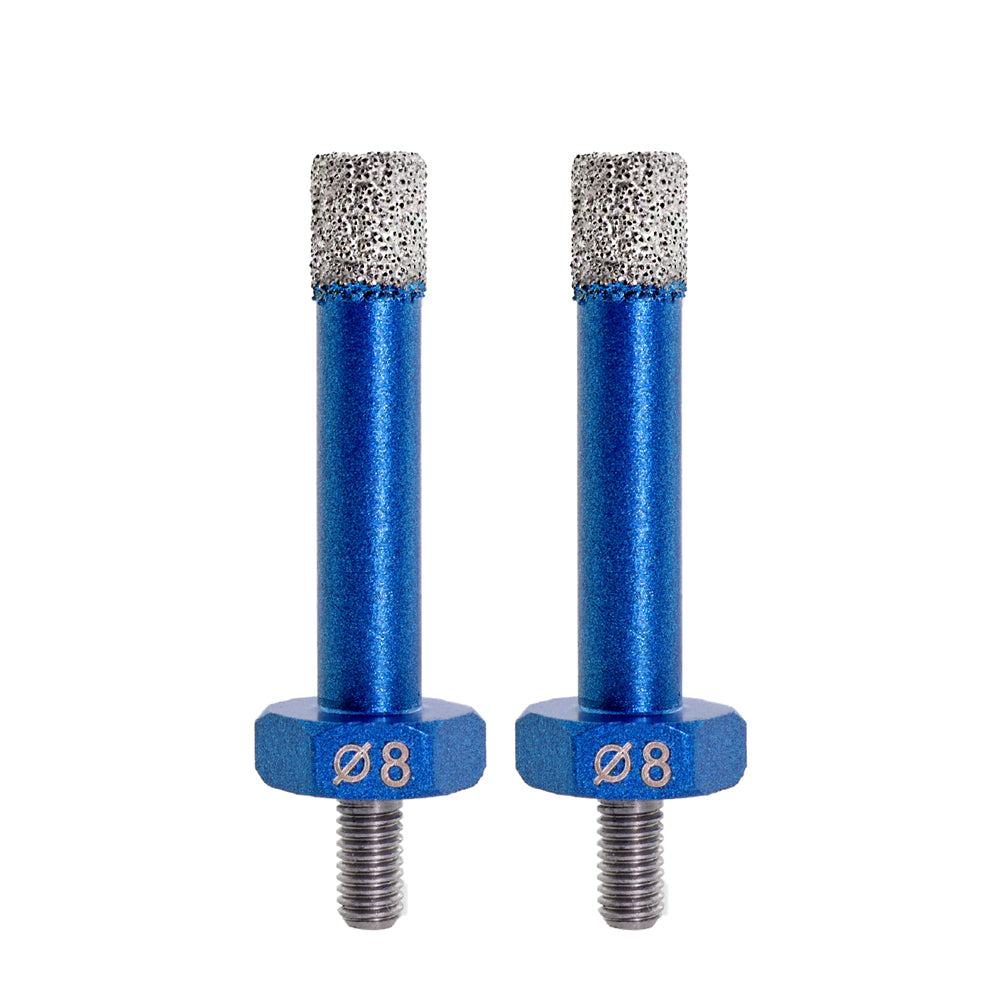 BRSCHNITT M5 Thread Diamond Dry Core Drill Bit 5-10mm for Porcelain Tile Granite Marble Vacuum Brazed